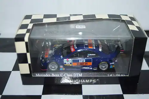 Minichamps mercedes c class dtm 2006 team mucke s.stoddart 1:43 400 063422