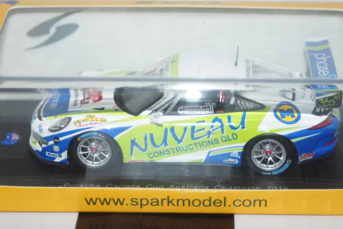 Spark porsche 911 gt3 carrera cup winner japan fuji 2017 #23 1:43 sj052