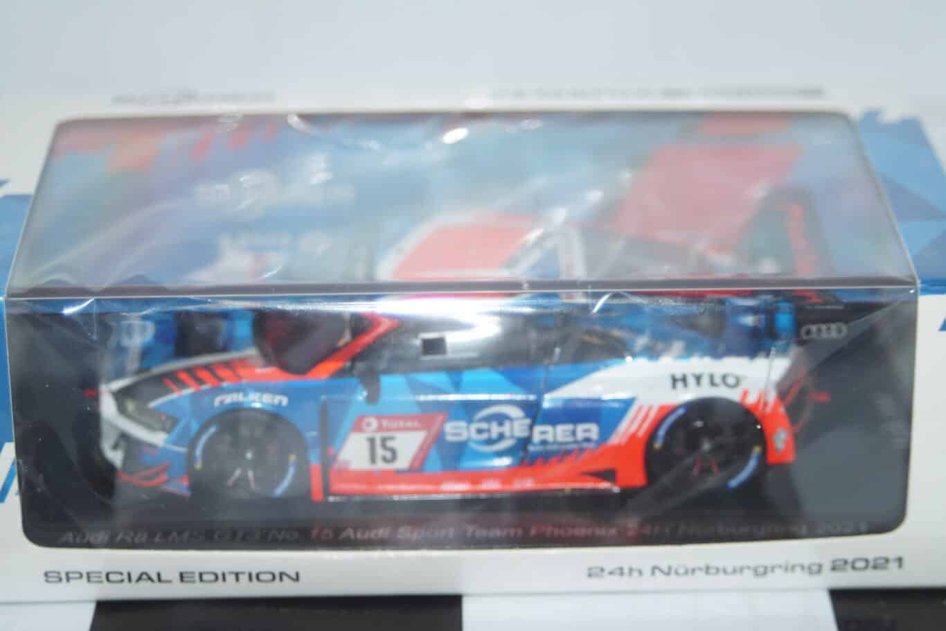 Spark audi r8 lms gt3 #15 24hr nurburgring 2021 1:43 ref 2020245