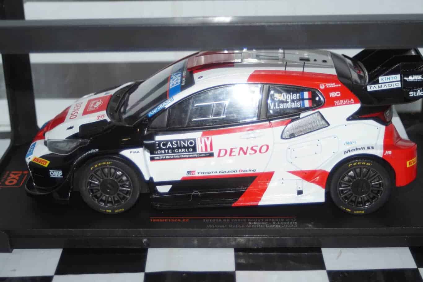 Ixo toyota gr yaris monte carlo rally winner 2023 #17 1:18 18rmc152a.22