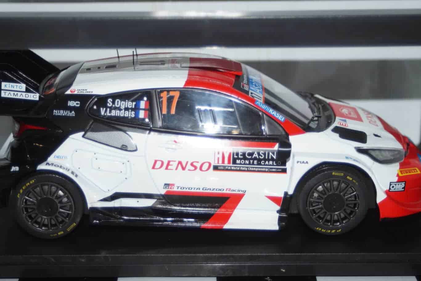 Ixo toyota gr yaris monte carlo rally winner 2023 #17 1:18 18rmc152a.22