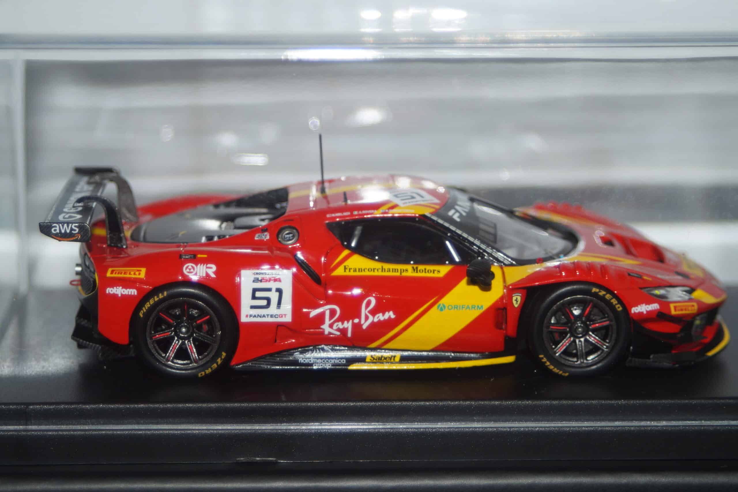 Looksmart ferrari sf-24 australian gp 2024 # 2nd 16 charles leclerc ref lsf1060