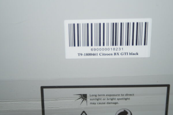 Triple 9 citroen bx gti black roadcar 1:18 t9-1800461