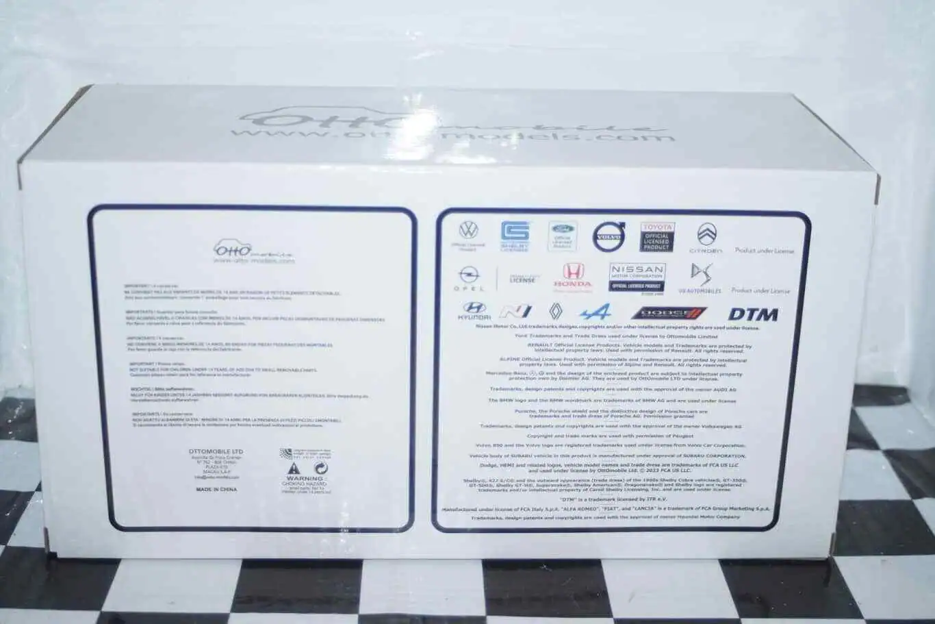 Otto bmw e24 m6 red 1986 1:18 ot1018