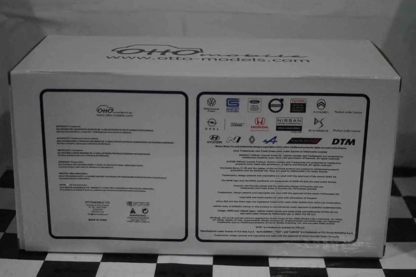 Otto mitsubishi lancer evo 3 white 1:18 resin ot1065