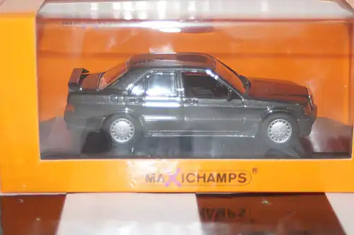Maxichamps mercedes benz 190e 1984 black 1:43 940 035601