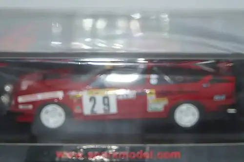 Spark alfa romeo gtv6 #29 15th monte carlo rally 1983 1:43 resin s9354