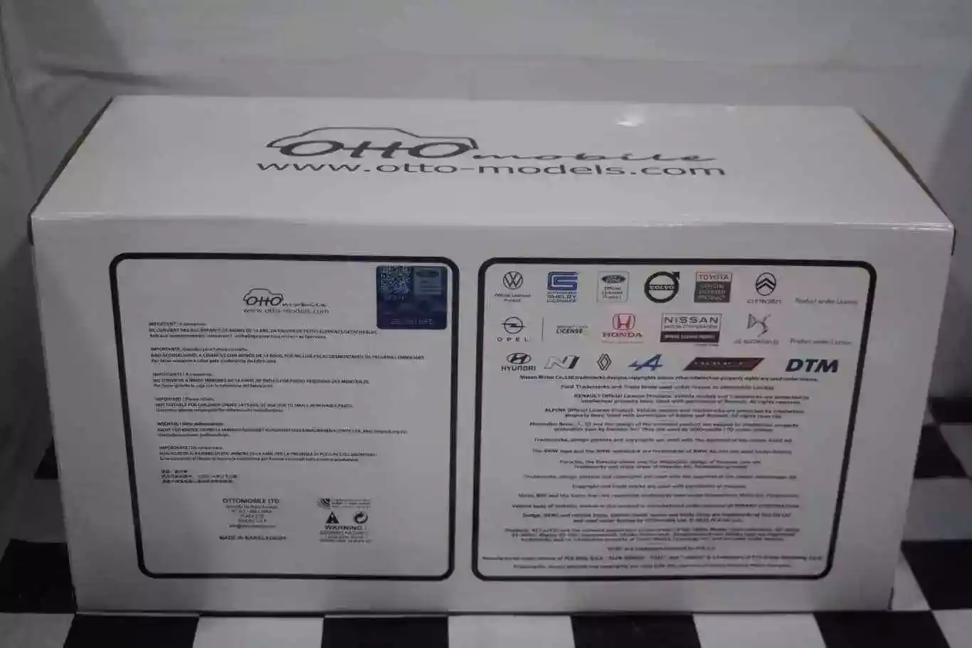 Otto ford focus rs mk2 blue 2009 1:18 ot1067