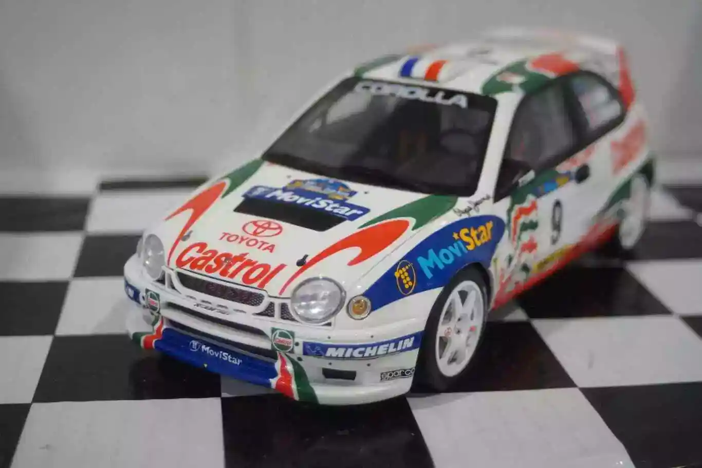 Otto toyota corolla wrc #9 catalunya 1998 auriol  1:18 ot1102