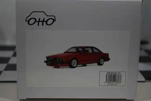 Otto bmw e24 m6 red 1986 1:18 ot1018