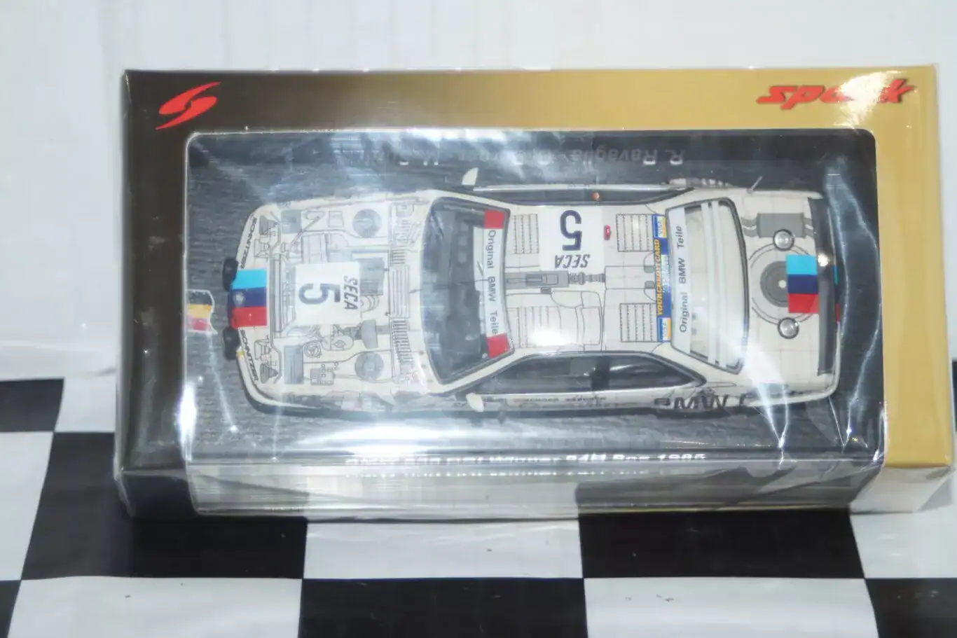 Spark bmw 635 csi winner spa 1985 #5 1:43 43spa1985