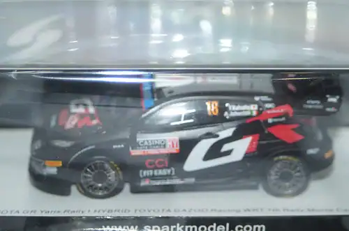 Spark toyota yaris gr rally monte carlo 2024 t.katsuka #18 1:43 resin s6853