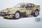 Otto porsche 924 carrera gt gr4 #1 winner adac hessen rally 1981 1:18 ot442
