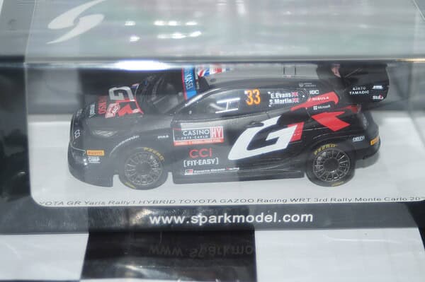 Spark toyota yaris gr rally japan 2023 t.katsuka #18 1:43 resin s6740