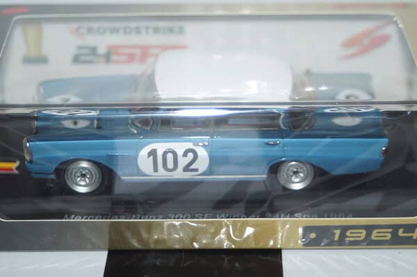 Spark mercedes benz 300 se winner 24h spa #102 1964 1:43 43spa1964