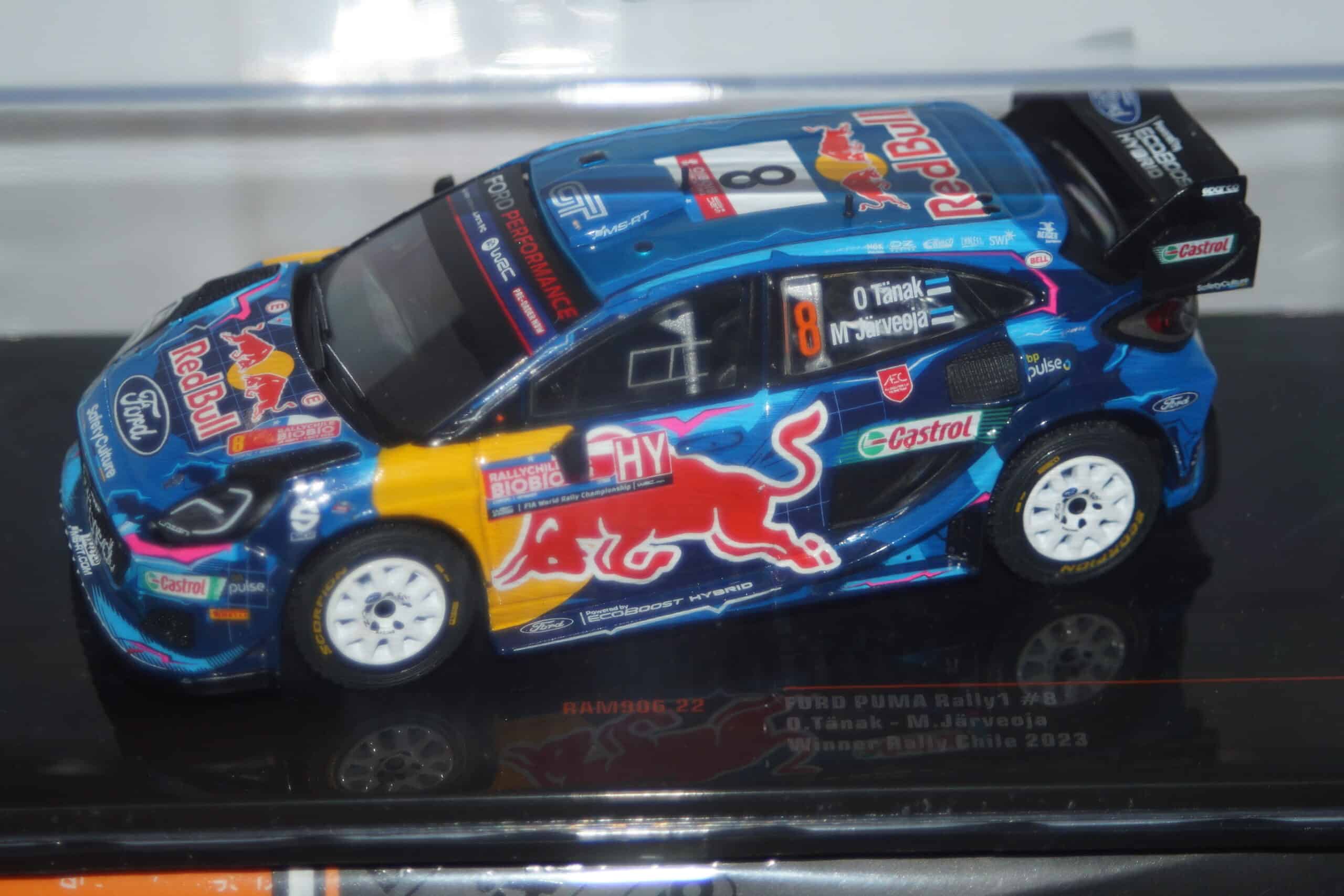 Ixo ford puma winner chile rally 2023 #8 o.tanak ram906.22 1:43