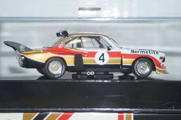 Ixo bmw 3.5 csl gr.5 #4 6th silverstone 1976 1:43 diecast gtm167lq.22