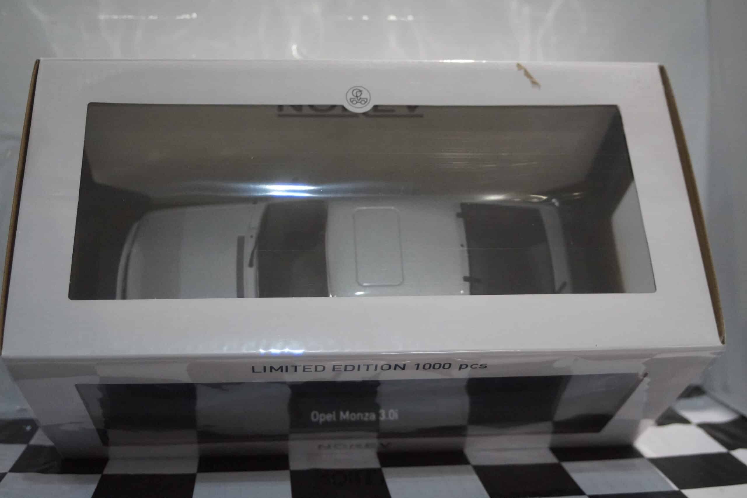 Norev opel monza 3.0i silver 1985 1:18 scale 183640 ltd