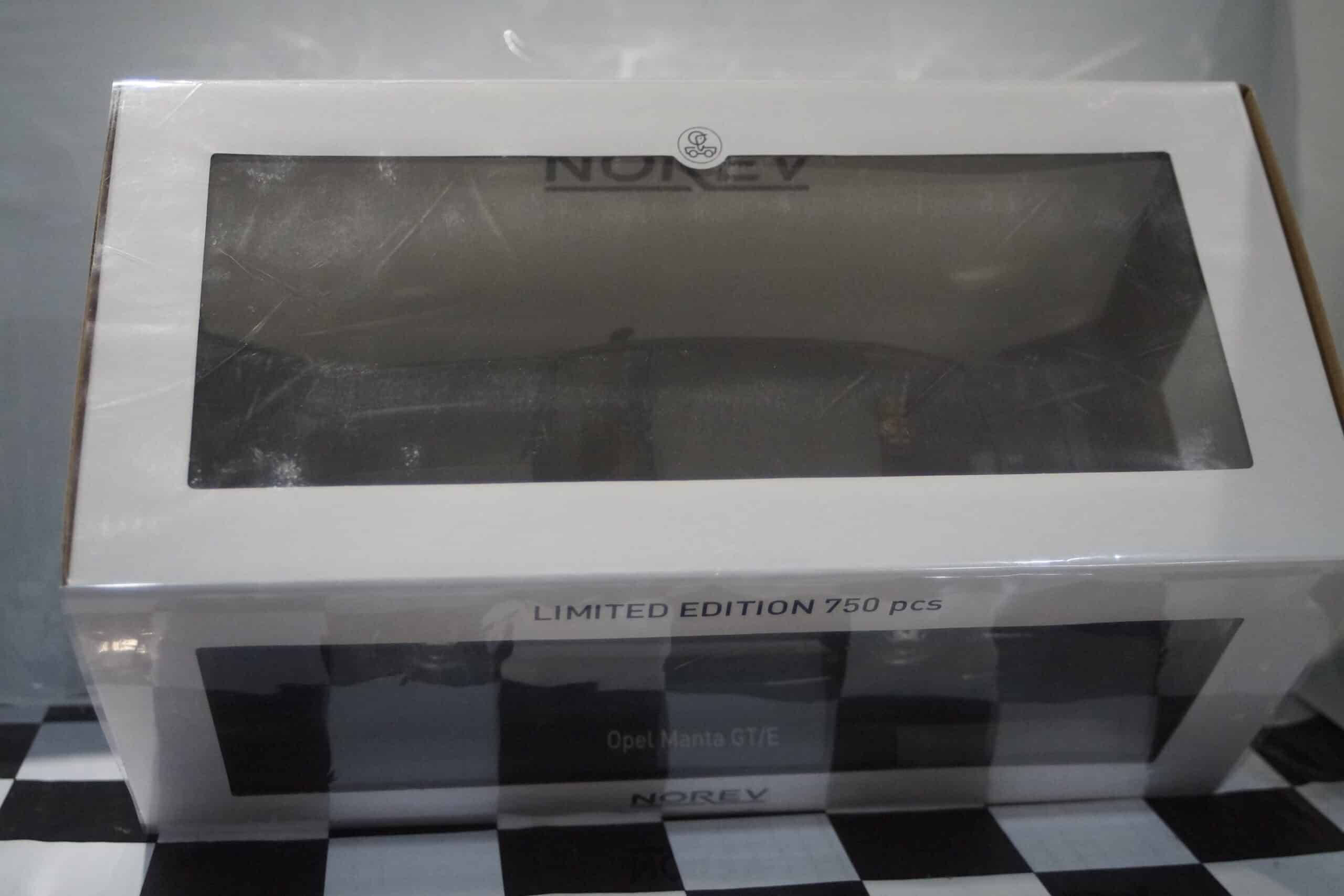 Norev opel manta gte grey 1982 1:18 scale 183303 ltd