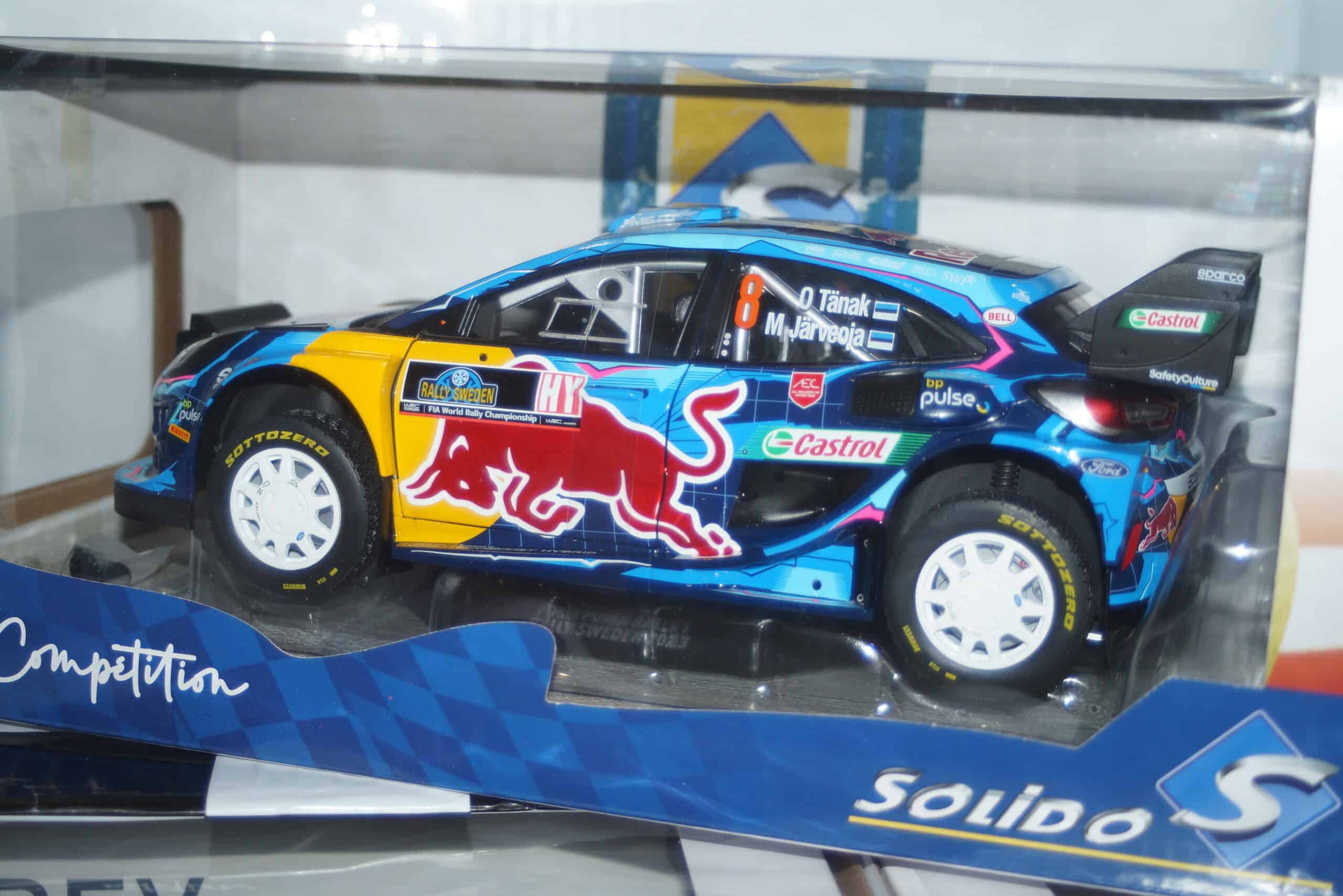 Solido ford puma rally sweden #8 2023 tanak 1:18 diecast s1809503