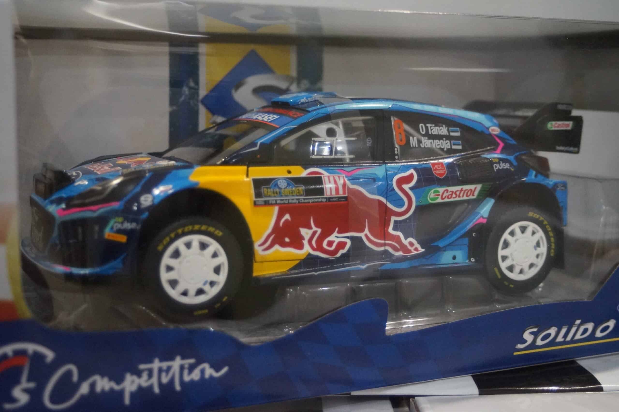 Solido ford puma rally sweden #8 2023 tanak 1:18 diecast s1809503