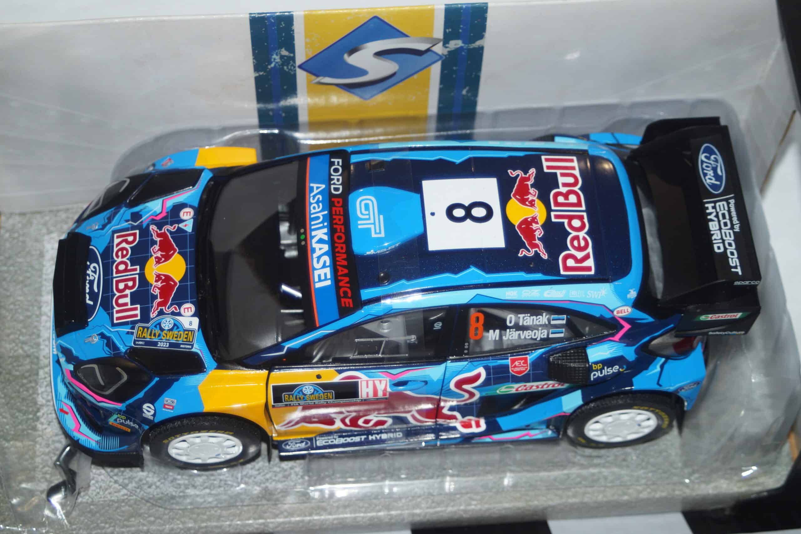 Solido ford puma rally sweden #8 2023 tanak 1:18 diecast s1809503