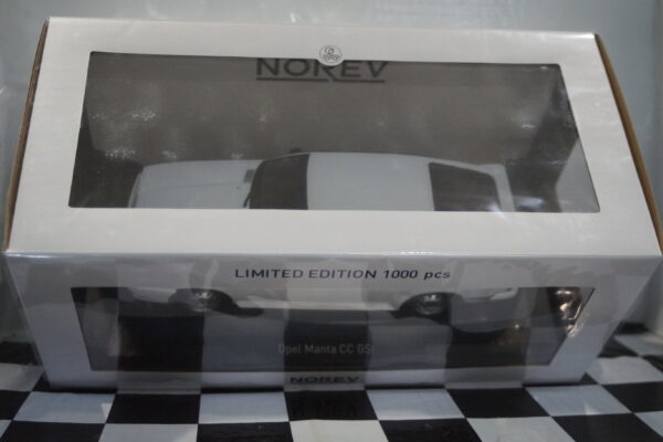 Norev opel manta cc gsi white 1984 1:18 scale 183316 ltd