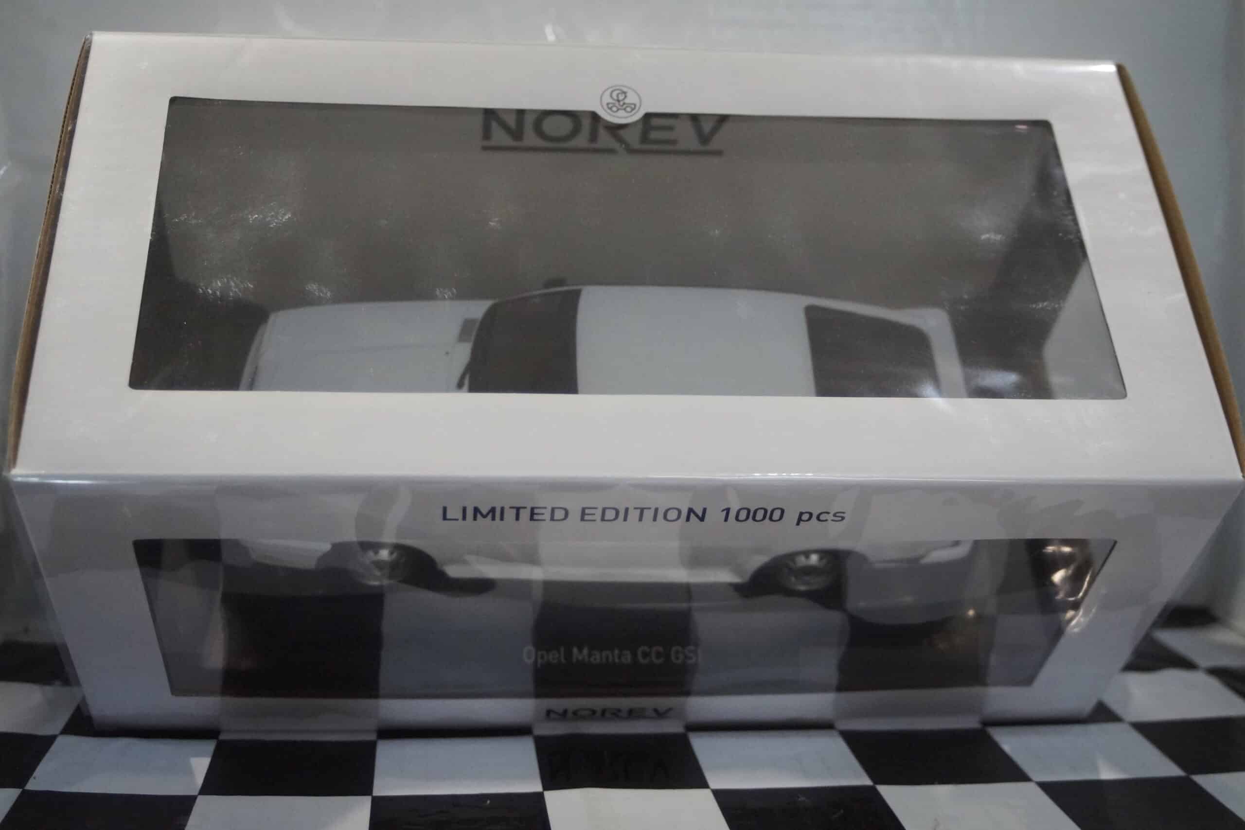 Norev opel manta cc gsi white 1984 1:18 scale 183316 ltd