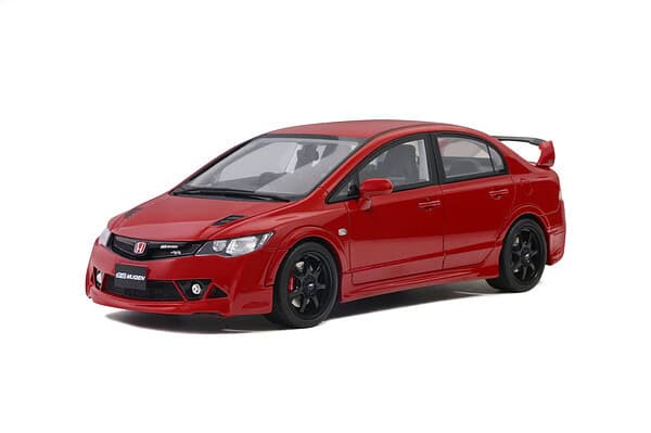 Otto honda civic mugen rr fd2 milan red 2008 ot1019 1:18