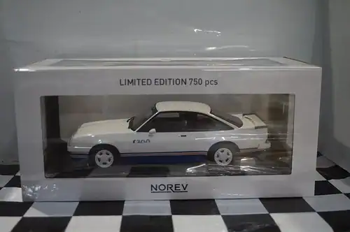 Norev opel manta i200 white 1984 1:18 scale 183300 ltd
