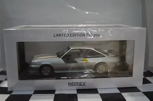 Norev opel manta i240 silver 1985  1:18 scale 183301 ltd