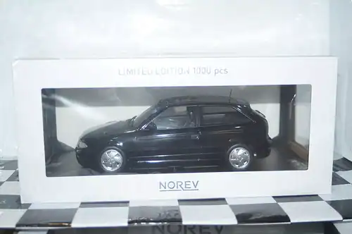 Norev vauxhall opel astra mk3 gsi 1992 black 1:18 scale 183671