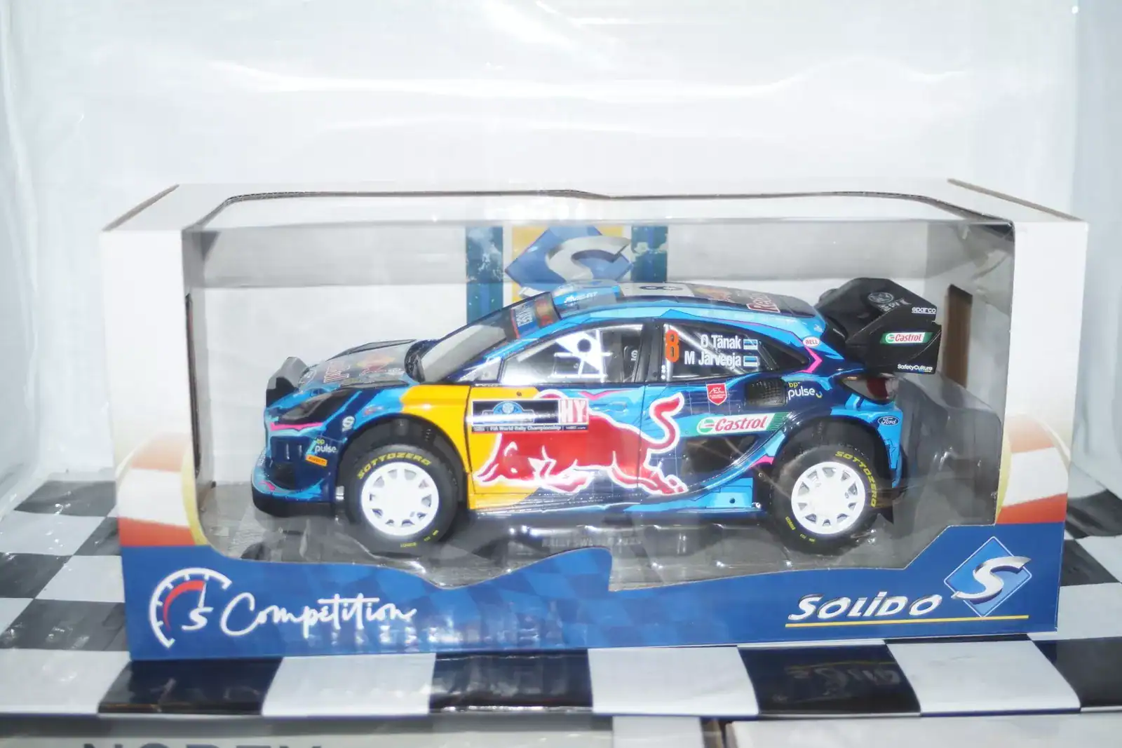 Solido ford puma rally sweden #8 2023 tanak 1:18 diecast s1809503