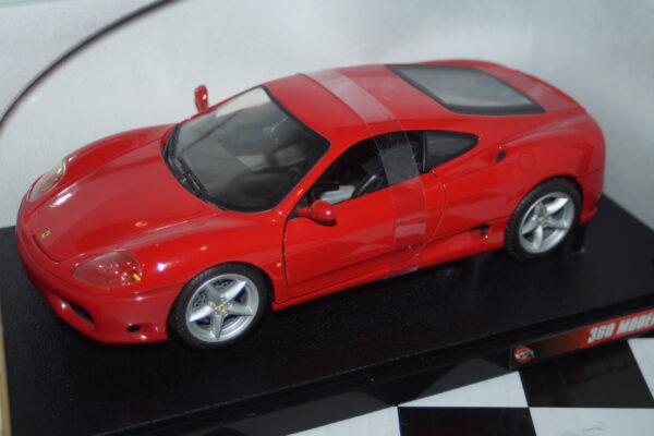 Hotwheels ferrari 360 modena red 1:18th 25736