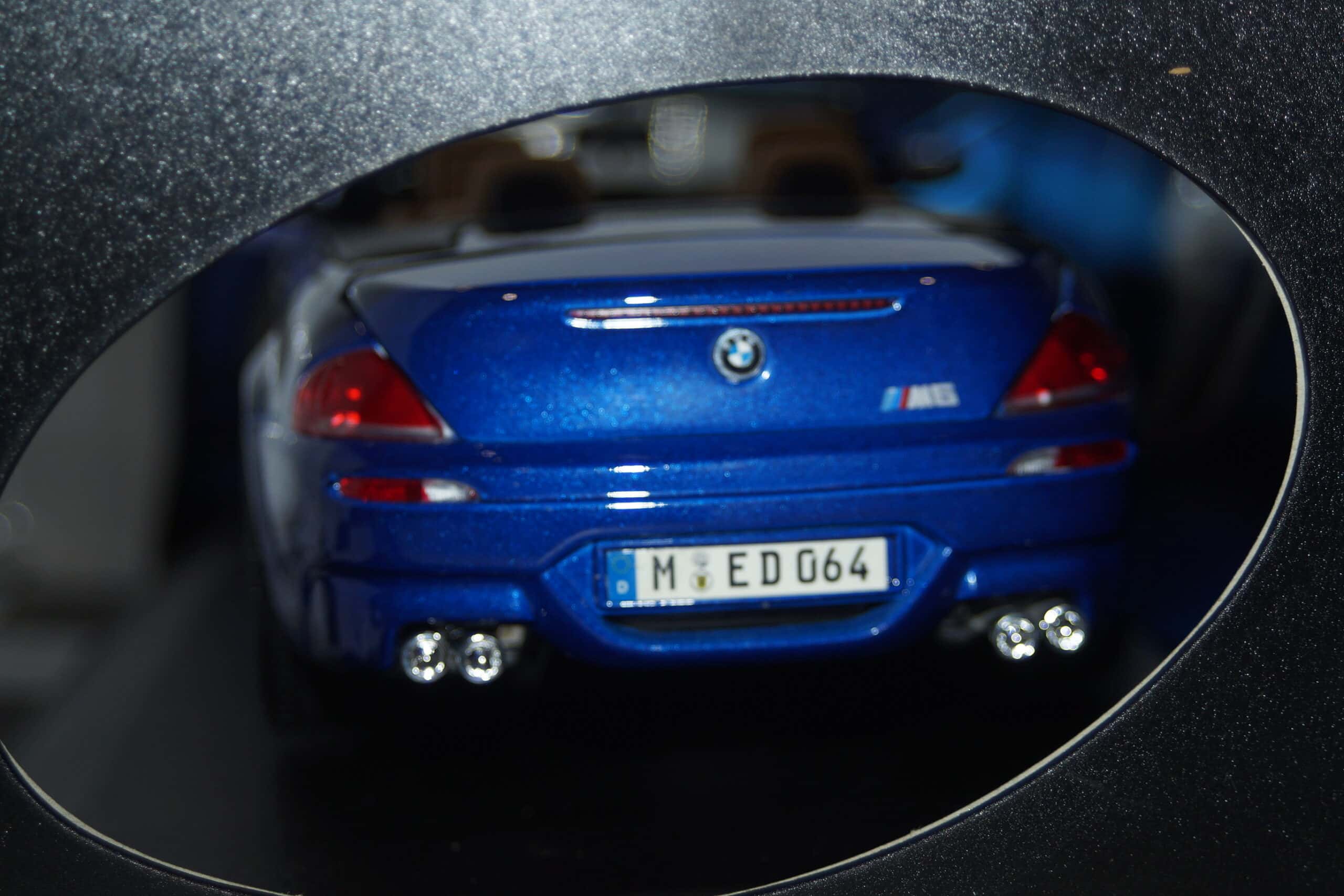 Maisto bmw m6 cabrio blue 1:18 scale ref 31145