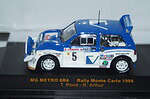 Ixo mg metro 6r4 rally monte carlo 1986 #5 t.pond 1:43 rac033