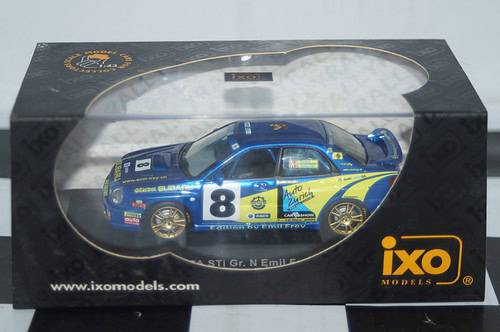Ixo subaru impreza sti gr n emil frey ag team rally #8 p. heintz 1/43rd