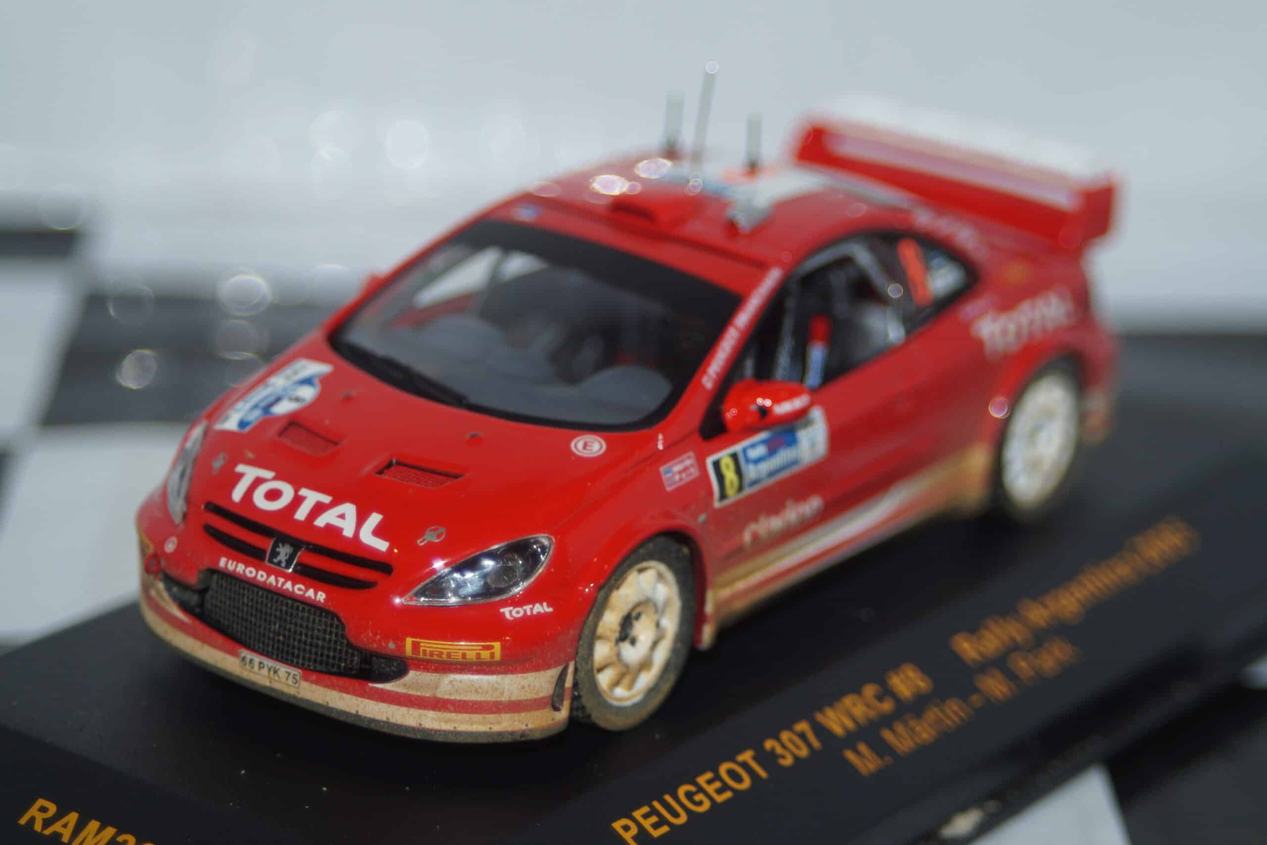 Ixo peugeot 307 wrc #8 rally argentina 2005 m.martin 1:43 ram201