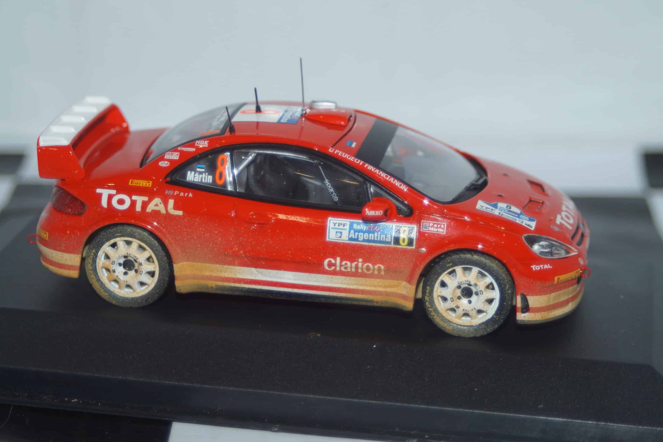 Ixo peugeot 307 wrc #8 rally argentina 2005 m.martin 1:43 ram201
