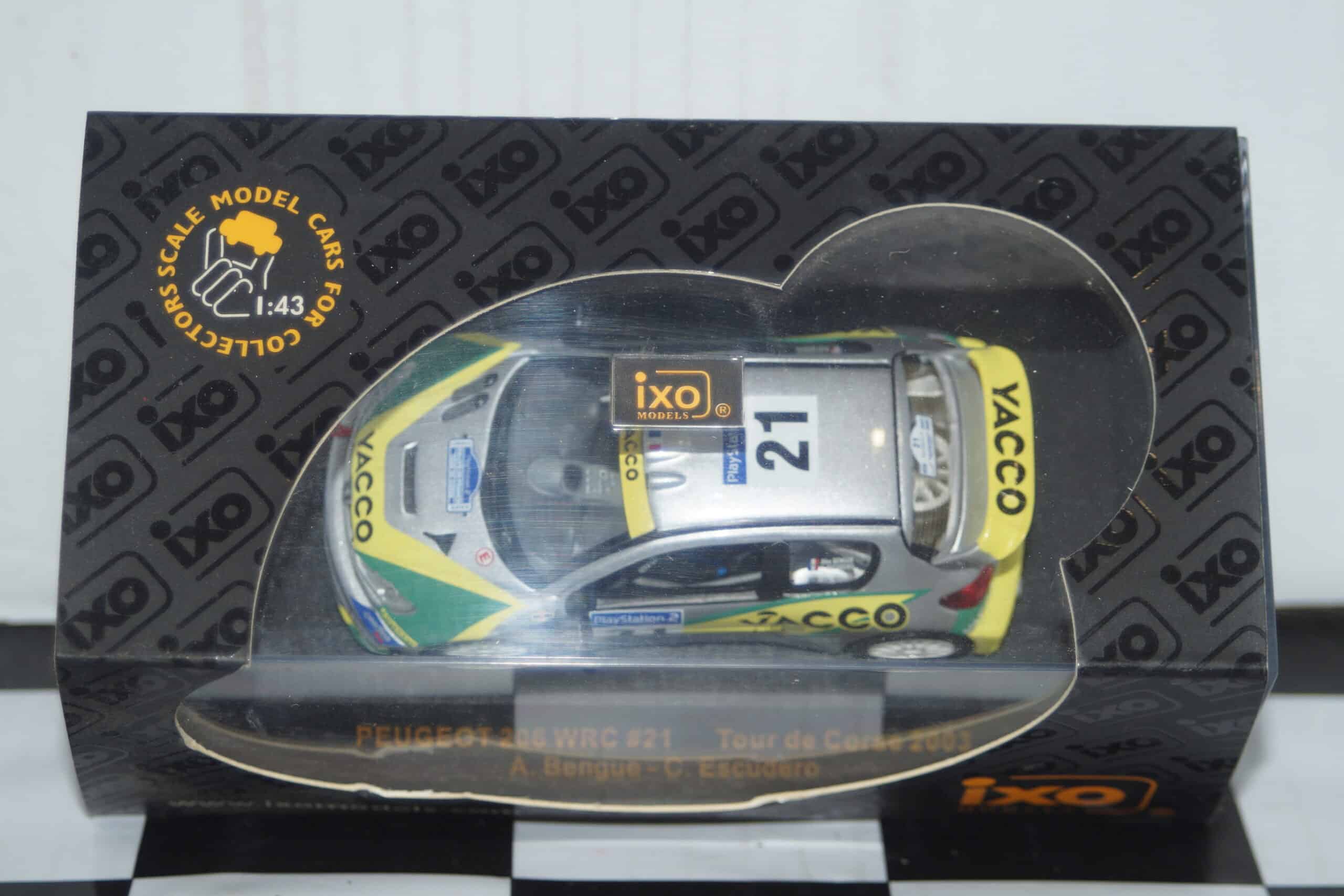 Ixo peugeot 206 tour de corse 2003 a.bengue ram131