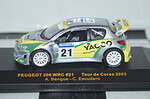 Ixo peugeot 206 tour de corse 2003 a.bengue ram131