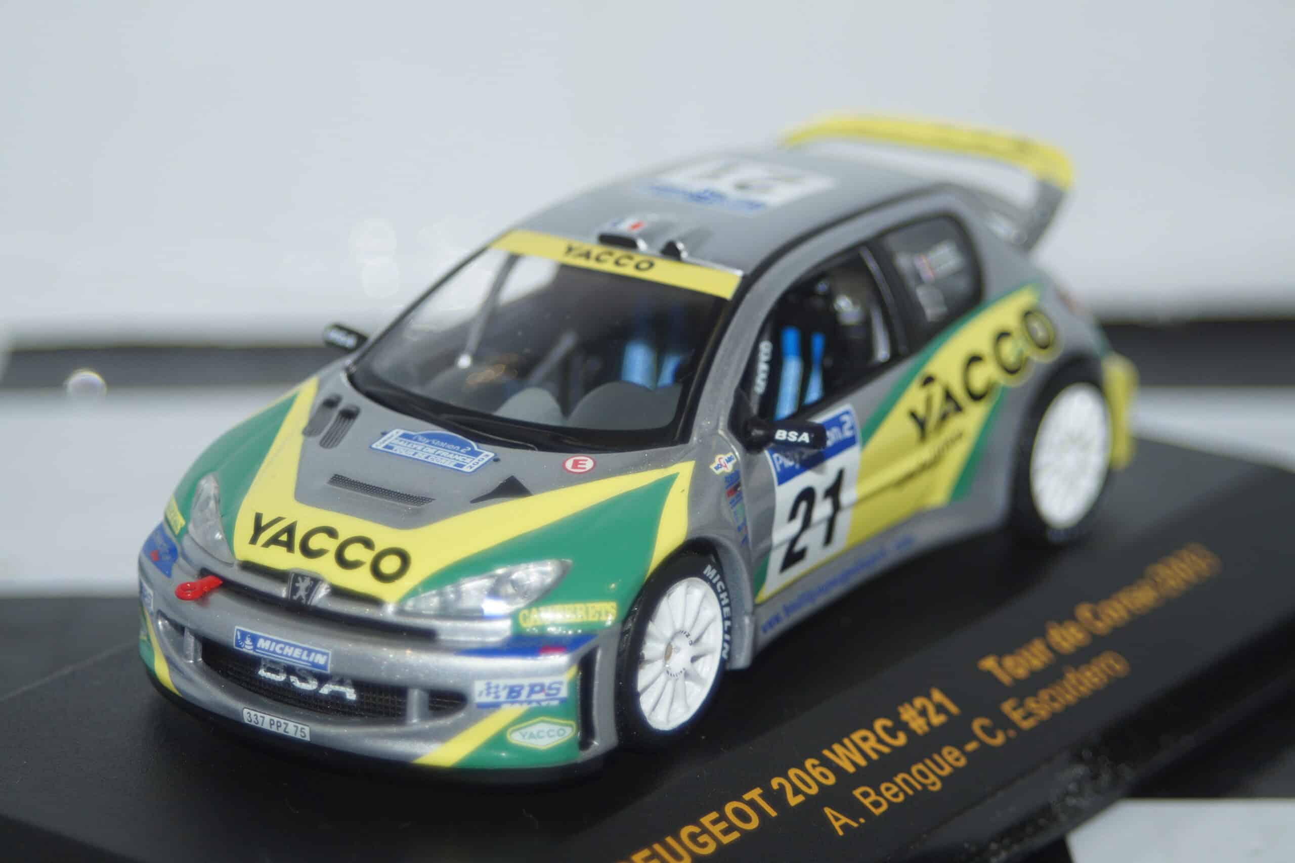 Ixo peugeot 206 tour de corse 2003 a.bengue ram131