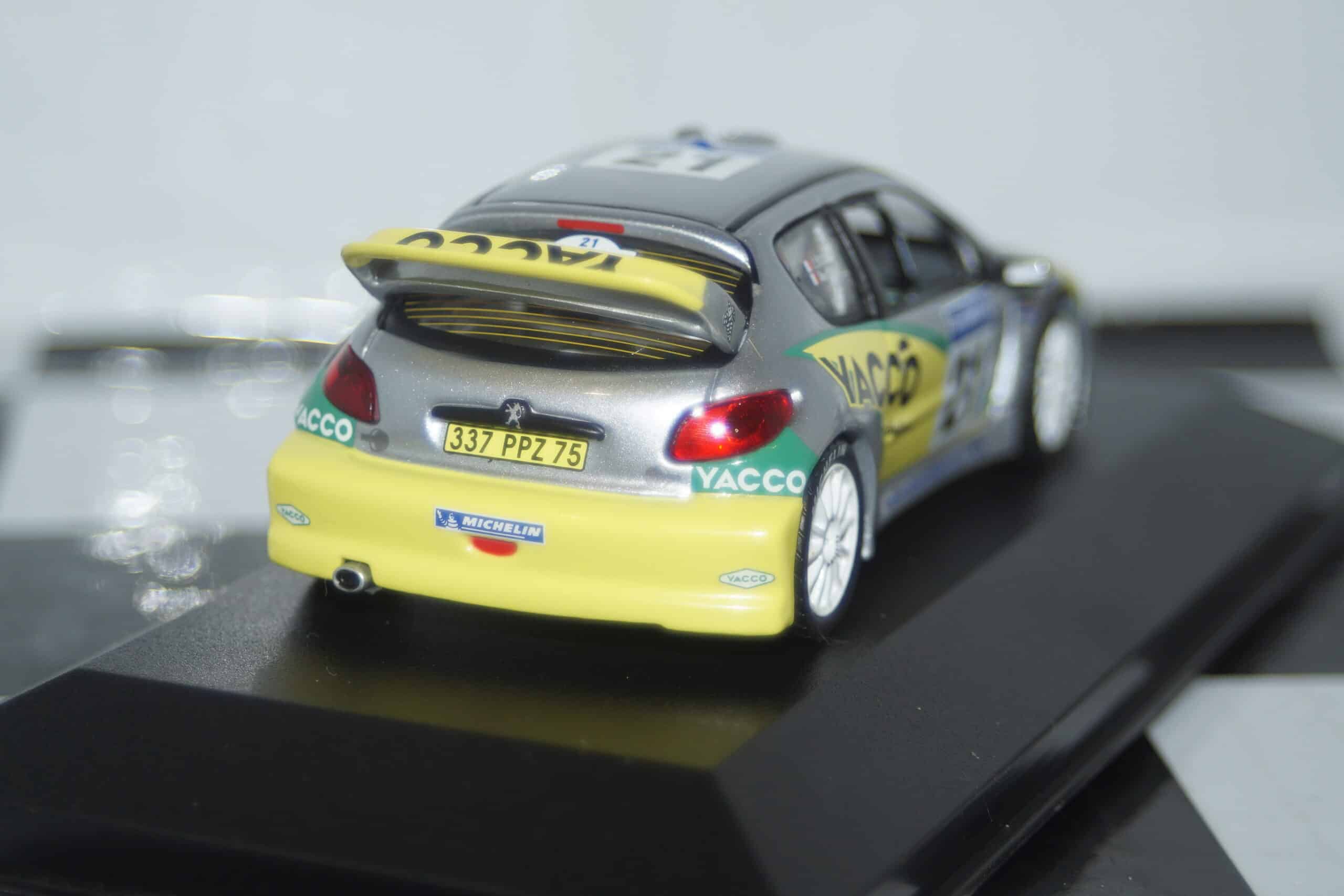 Ixo peugeot 206 tour de corse 2003 a.bengue ram131