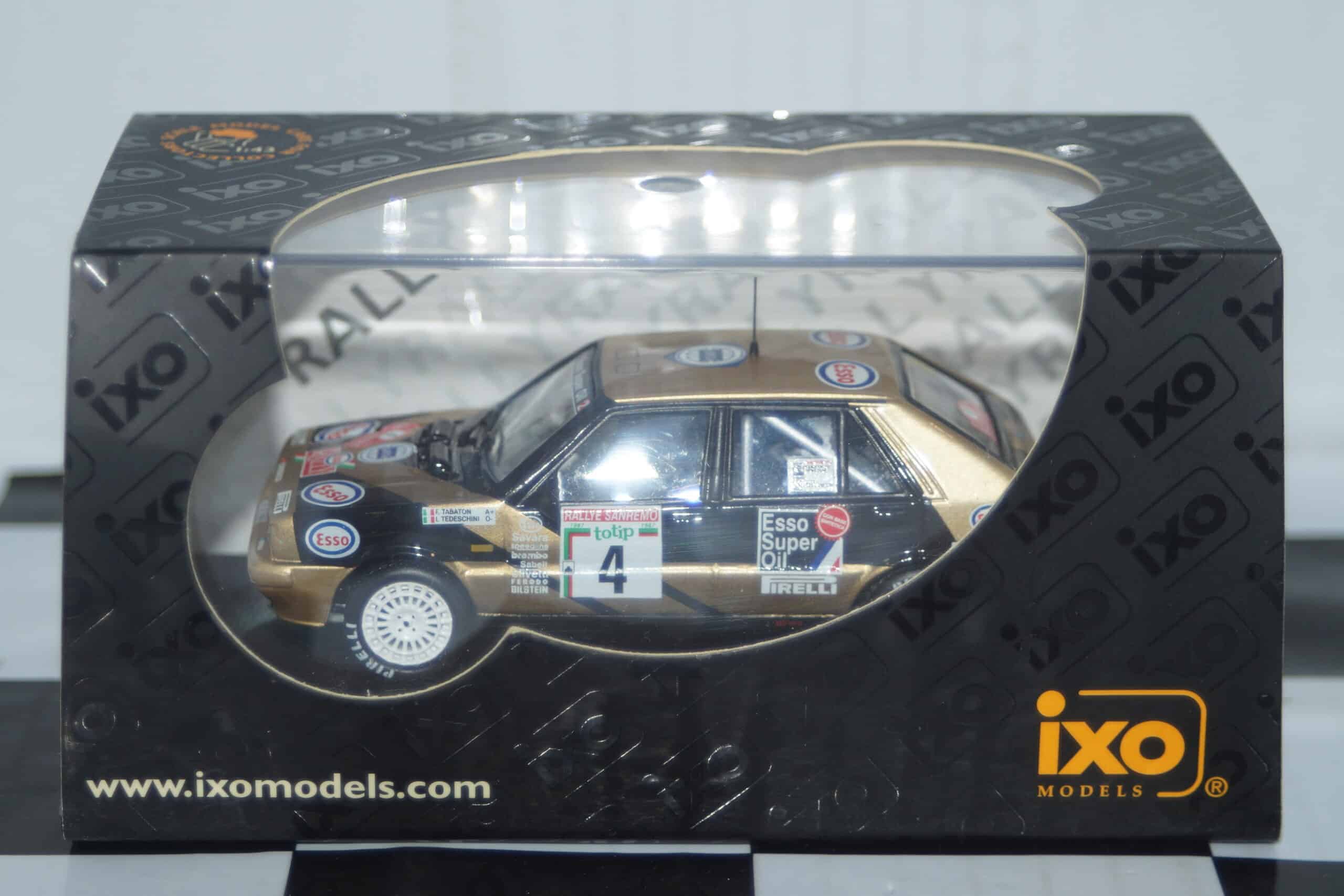 Ixo lancia delta hf 4wd rac rally #15 1987 r.brookes rac102 1:43
