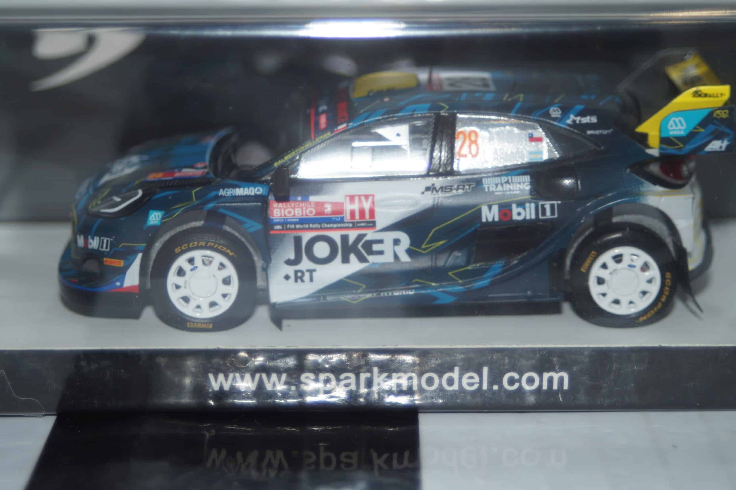 Ford puma world rally chile 2023 a.helier #28 1:43 spark resin s6734