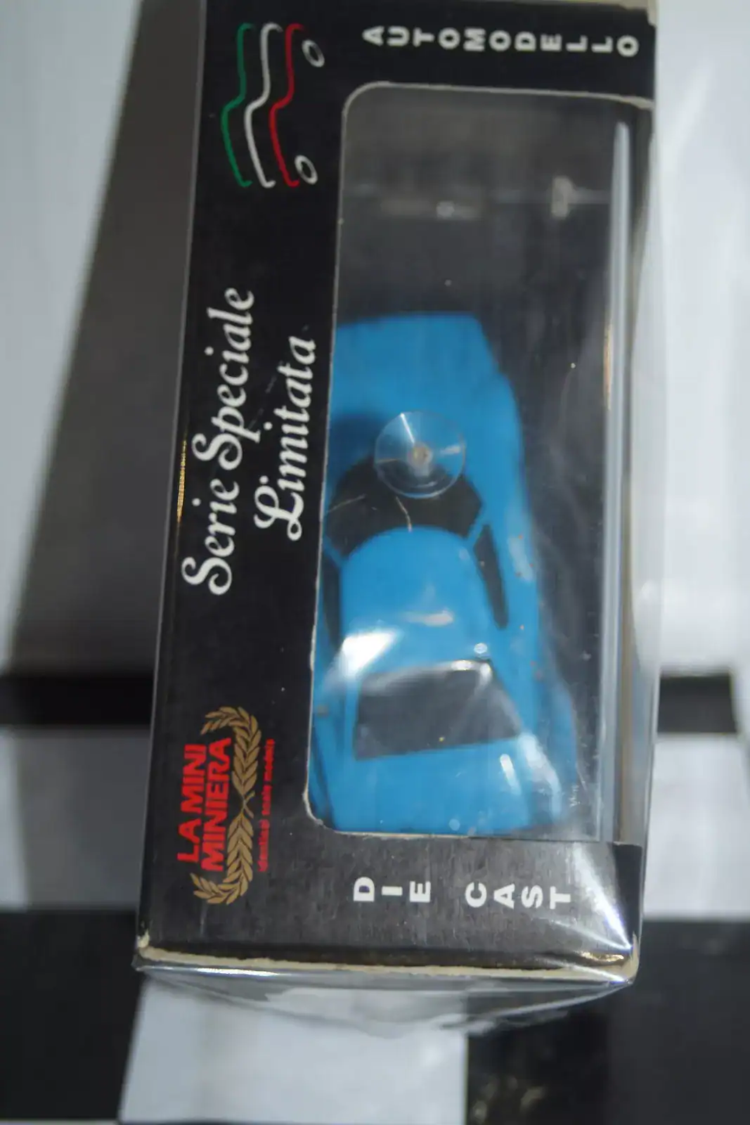 La mini miniera lancia stratos blue ref mm ls01m 1/43rd white metal