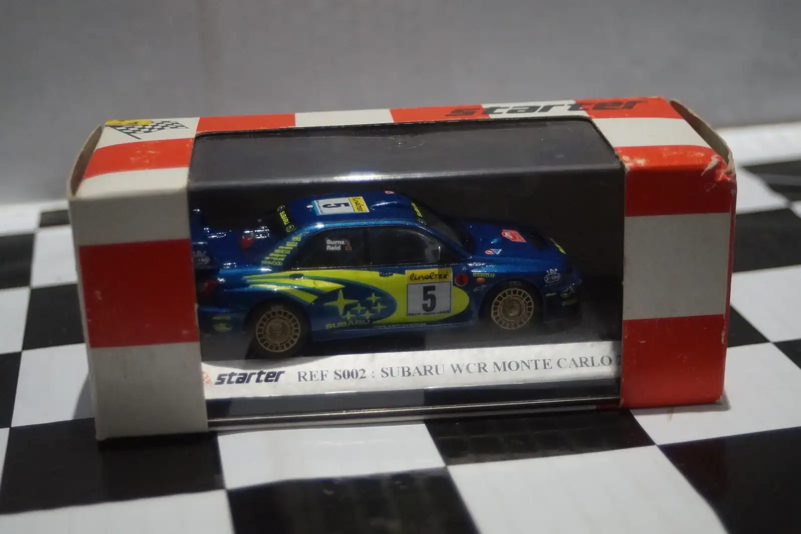 Starter subaru wrc monte carlo 2001 1:43 ref s002