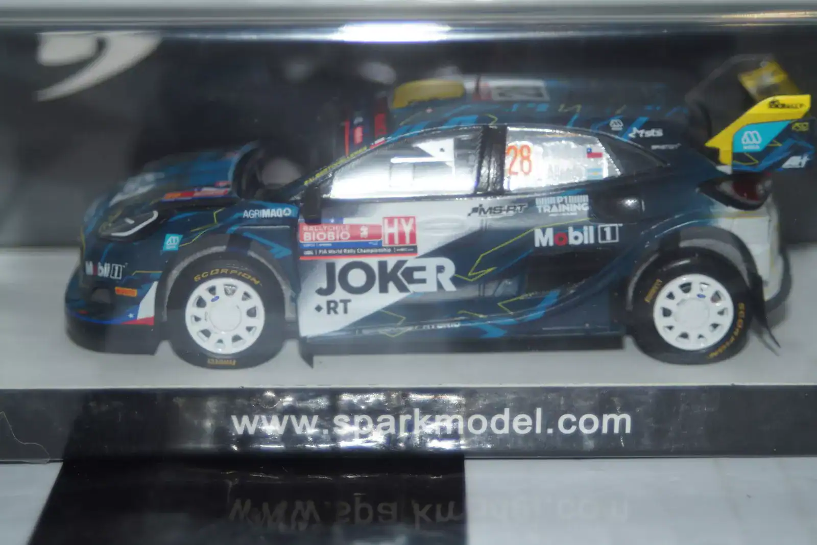 Spark ford puma world rally chile 2023 a.helier #28 1:43  resin s6734