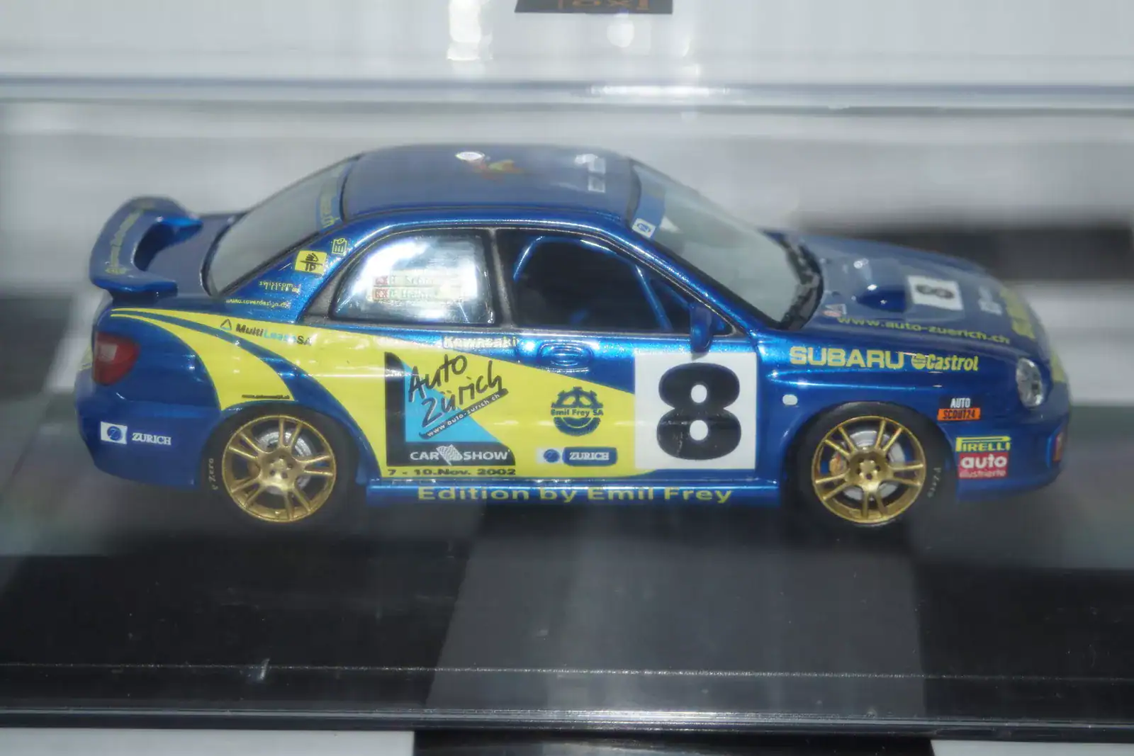 Ixo subaru impreza sti gr n emil frey ag team rally #8 p. heintz 1/43rd