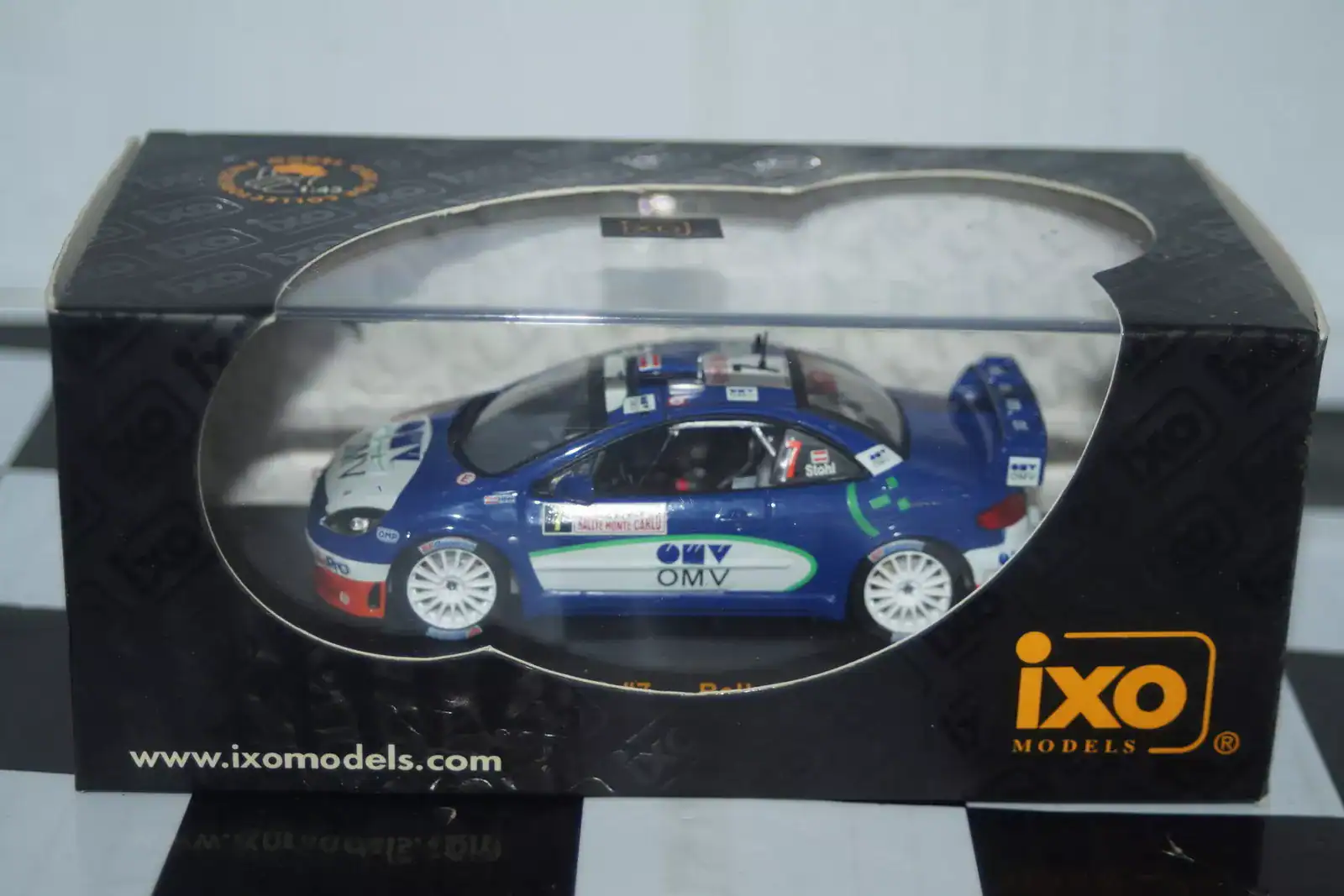 Ixo peugeot 307 wrc #7 rally monte carlo 2006 m.stohl ram212